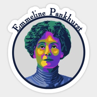 Emmeline Pankhurst Portrait Sticker